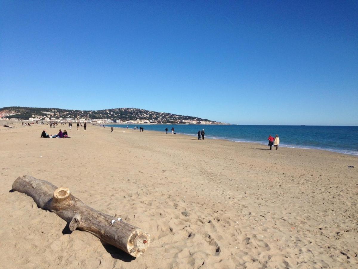 3P Climatise Avec Parking, Piscine, Proche Plage Et Commerces A Sete - Fr-1-338-497 Eksteriør billede