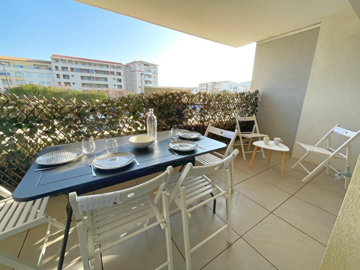 3P Climatise Avec Parking, Piscine, Proche Plage Et Commerces A Sete - Fr-1-338-497 Eksteriør billede